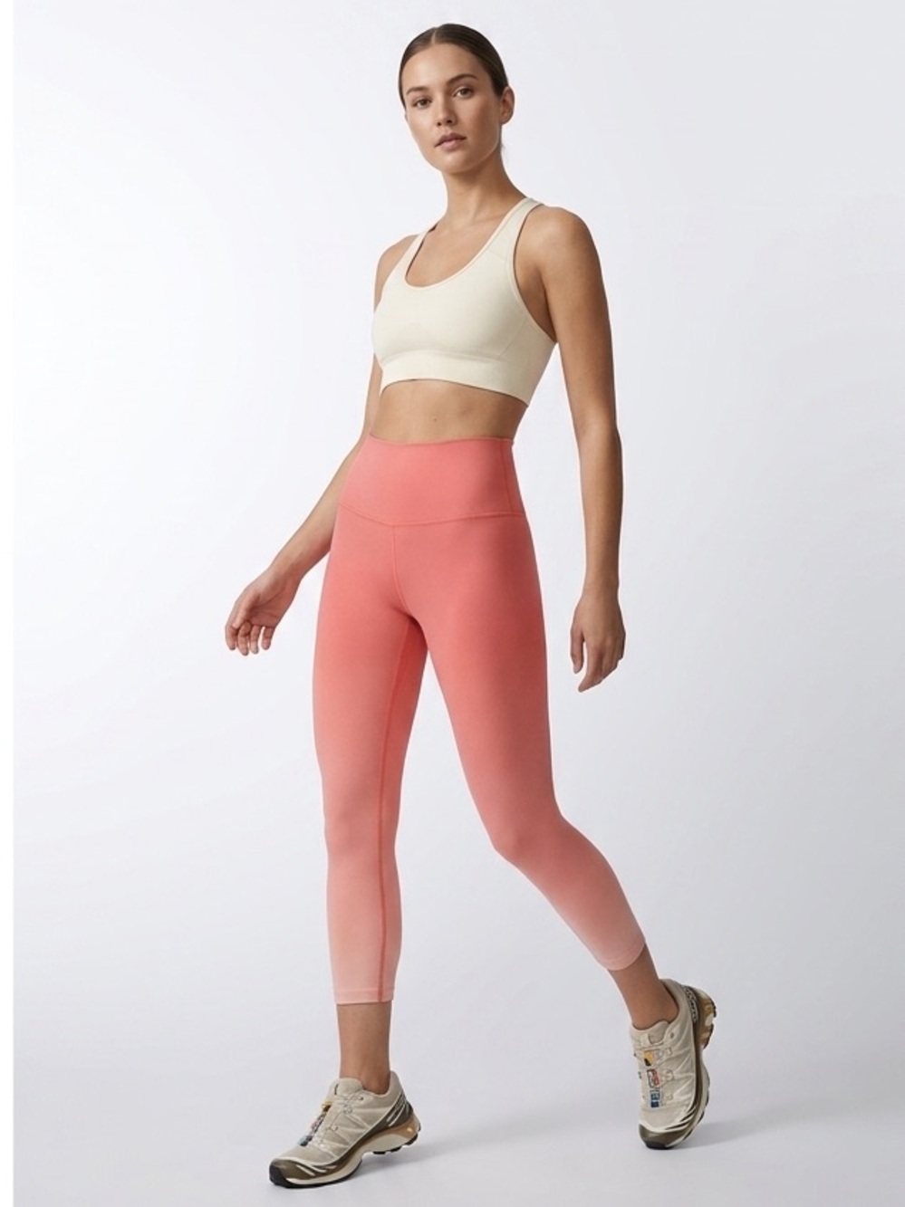 Aerie Highrise Capris Ombre Leggings